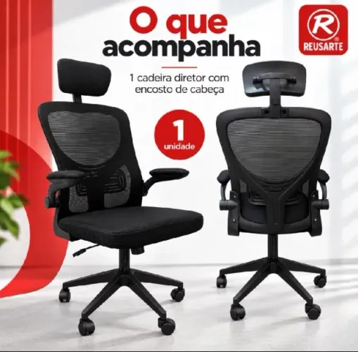 Cadeira escritório ergonomica