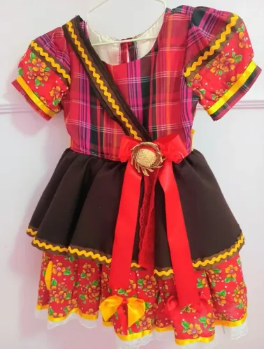 Vestido infantil são João