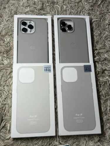 Cases de couro  iPhone 16 pro Max (só 16 pro Max)