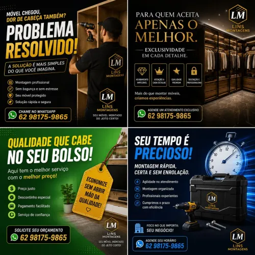 Montador, montagem e reforma de móveis