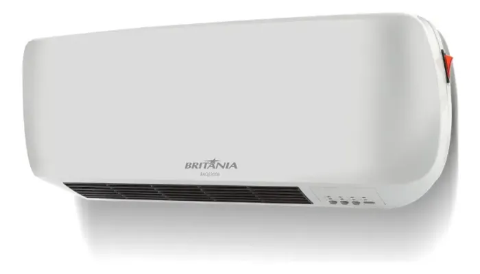 Aquecedor Britânia De Parede 1500w 2 Em 1 Baq2200b Cor Branco 127
