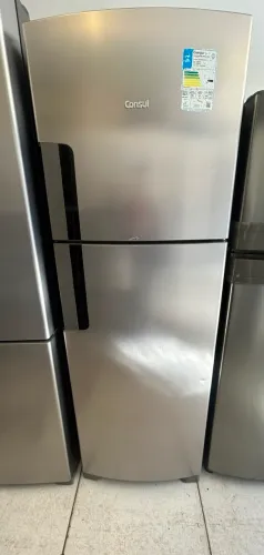 Geladeira consul 386 litros inox