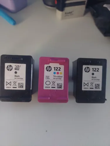 CARTUCHOS HP 122 PRETO E BRANCO + COLORIDO
