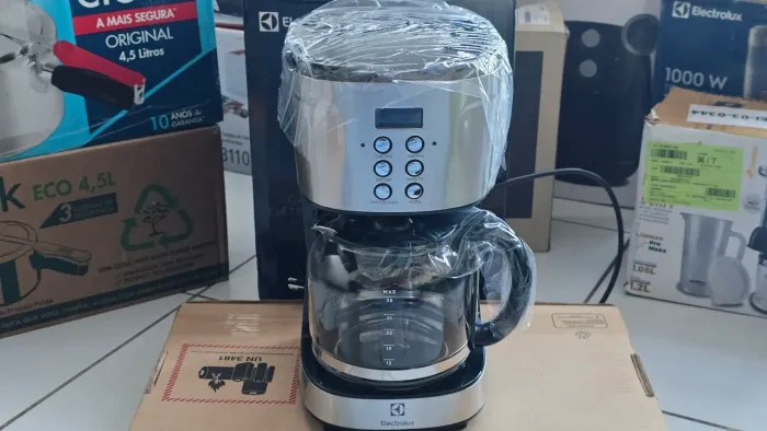 [NOVO] Cafeteira Elétrica Digital Electrolux Experience ECM30 220V Inox