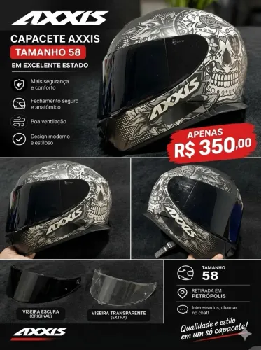 Capacete axxis 58