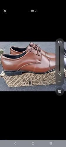Sapato social masculino Marrom N41 