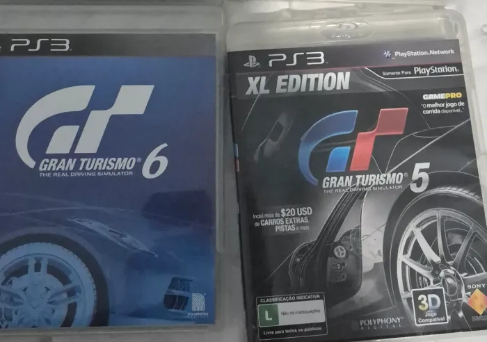 Jogo Gran Turismo 5 e Gran Turismo 6 PS3 PlayStation