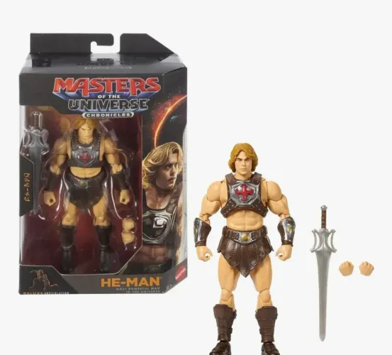 Boneco He-man original na caixa