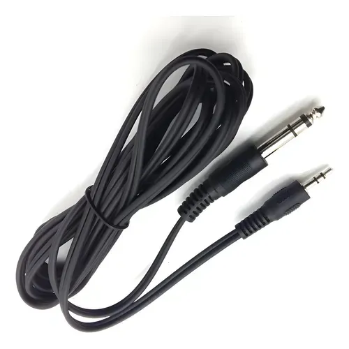 Cabo P2 P10 Estereo Profissional 1,8 Mts Adaptador Mesa Som - R$ 29,99