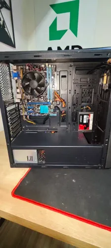 Computador Core I3 2100, Placa Mãe Asus H61, SSD 120 GB Kingston, Gabinete NOX e fonte ATX