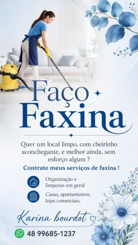 Faço faxina