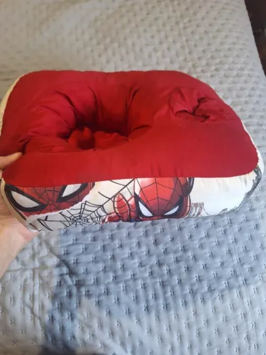 Almofada porta pipoca do homem aranha 