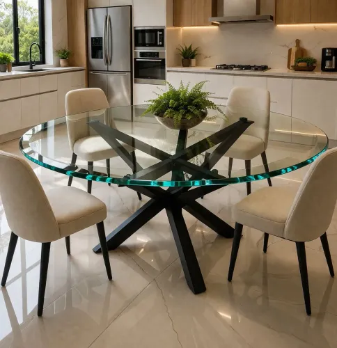 Mesa Bretton - Sofisticação e Design Atemporal