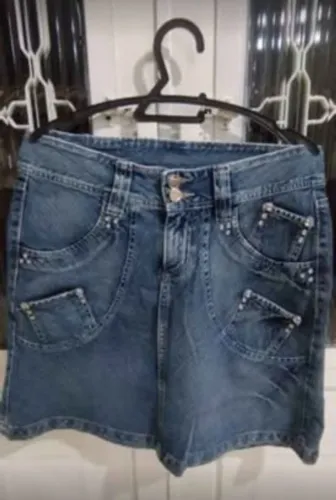 Saia jeans CKZ tamanho 42 nova