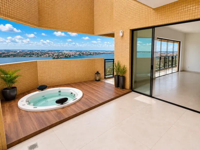 Cobertura à Venda no Lago Di Garda em Belém | 163m² Vista Baía