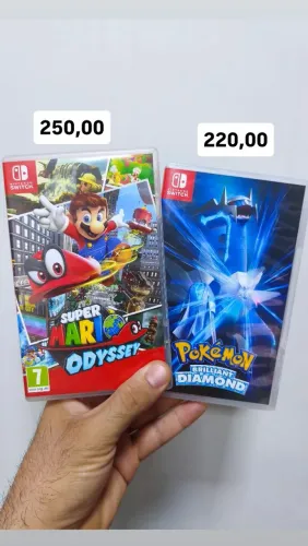 Jogos Nintendo Switch Mario e pokémon 