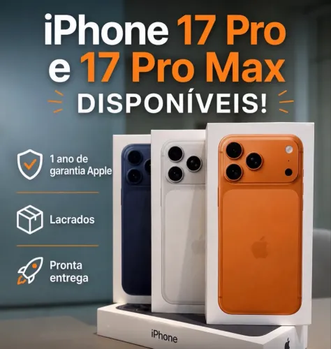 Apple Iphone 17 Pro Max 256 Gigas Lacrado - Loja Física BH