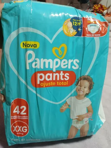Fralda Pampers shortinho R$ 70,00