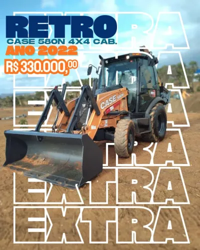Retroescavadeira CASE 580N 2022