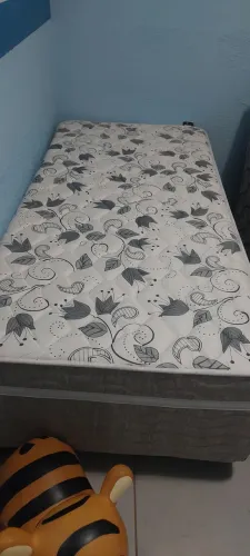 Cama box conjulgada D28 solteiro.