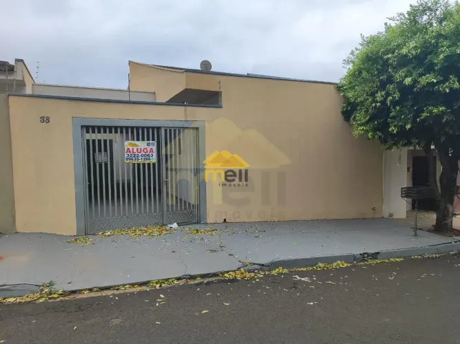Casa para Locação em Presidente Prudente, Residencial Florenza, 2 dormitórios, 1 suíte, 1
