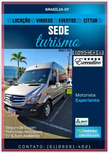 Aluguel de Van c/ motorista Transfer, turismo, viagens