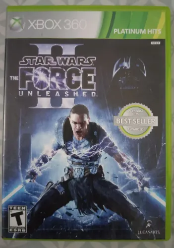 Jogo M. Física Xbox 360 - Star Wars The Force Unleashed 2. (Original/SemiNovo)
