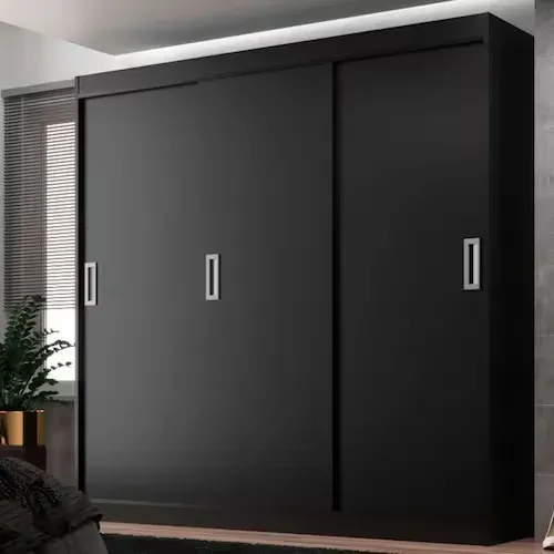 ? Guarda-Roupa Lisboa Casal, 3 Portas de Correr Novo, Direto de Fábrica, Pague na Entrega