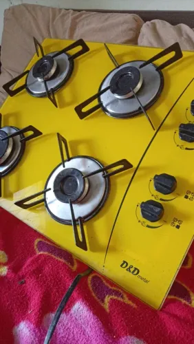 Cooktop 4 bocas de vidro