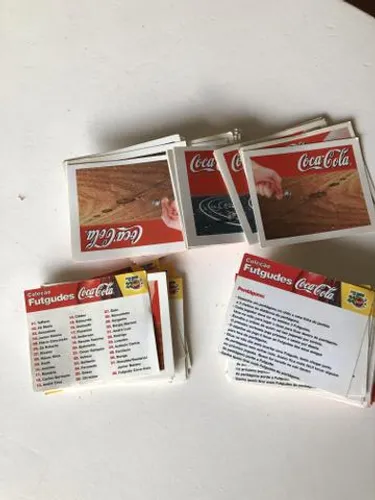 Cards coleção Futgudes Coca Cola