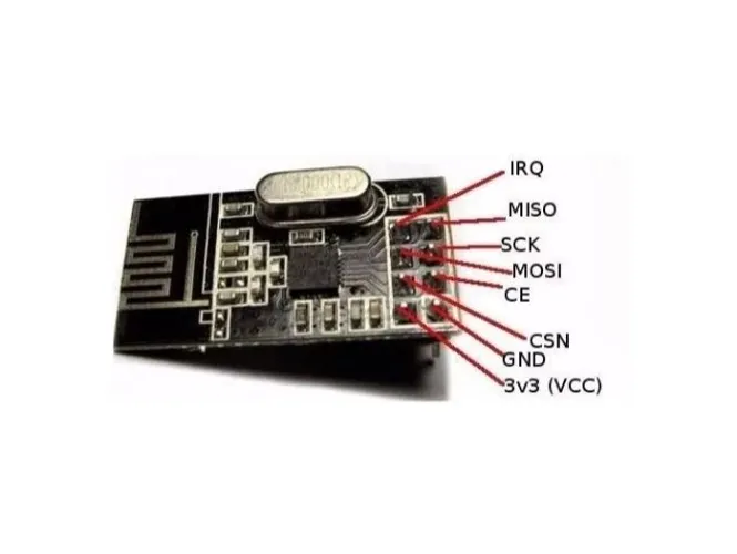 Nrf24l01 Wireless Transceptor 2.4ghz Módulo Pic Av Arduino Pic Automação COD-AM45 