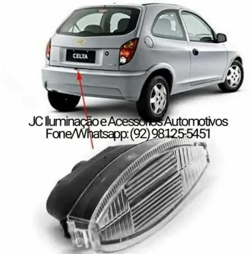 Luz lanterna de placa celta corsa vectra