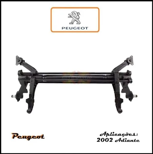 Eixo Traseiro Peugeot Partner Freio ABS Com Rolamentos