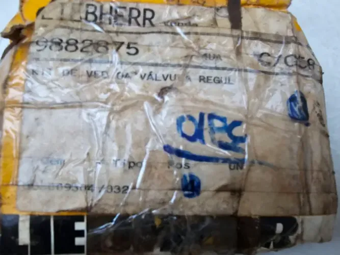 Liebherr kit de retentores vedação válvula novo original 9882875