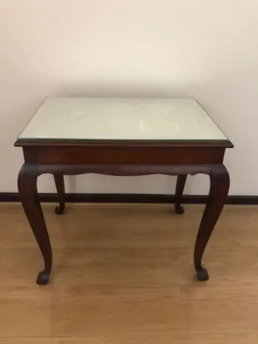 Mesa Lateral Estilo Chipandelle Em P. Do Campo Com Espelho