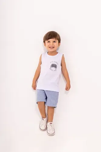 Regata Estampada Infantil e Juvenil 
