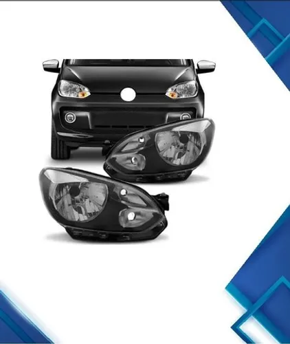 Farol Principal  Up Friso Preto Manual Ano:2014 Até 2017 