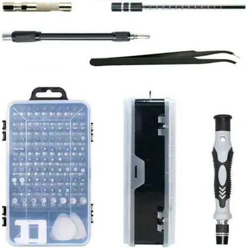 Kit Ferramenta 115 Chaves Precisão Reparo Manutenção Celular Notebook Tablet Relógio