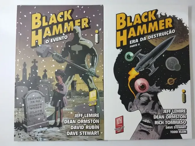 Black Hammer 2 e 4 - HQs Jeff Lemire - Intrínseca 