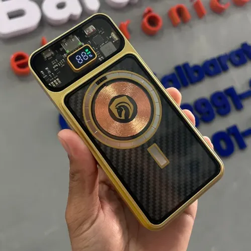 Power Bank Carregador Portátil Indução 10000mAh Para Celular e Tablet
