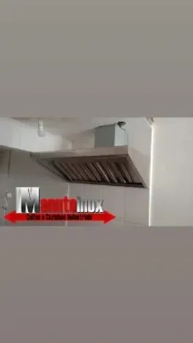 Coifa inox industrial sob medida