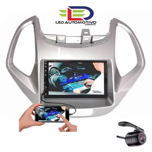 Multimidia MP5 do Ford Ka 2014 2015 2016 + Moldura + Câmera de ré instalado 