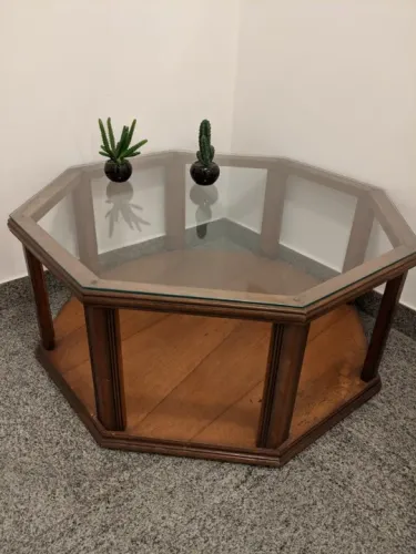 Mesa de centro octagonal