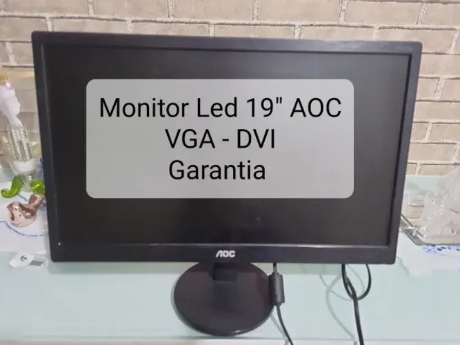 Monitor AOC 19'' VGA - Garantia.
