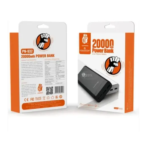 CARREGADOR PORTATIL POWER BANK 20.000 MAH LCD HMASTON PN-932
