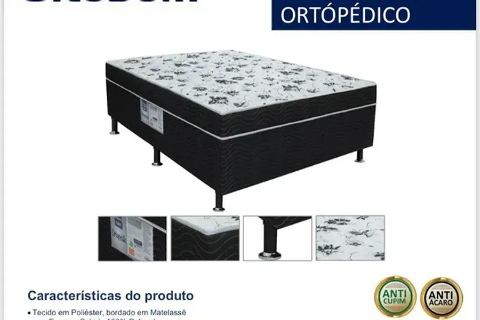 Box casal ortobom ortopédica