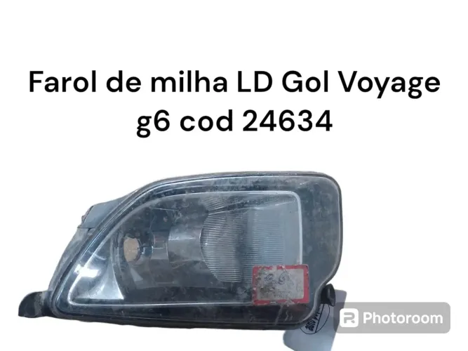 Farol De Milha Lado Direito Gol Voyage G6 Cod 24634