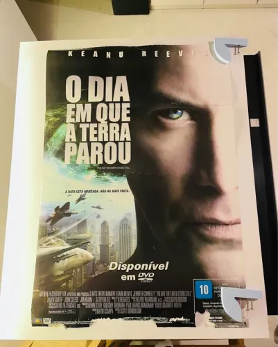 Pôster original de locadora O Dia em que a Terra Parou