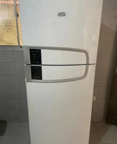 Envelopamento de geladeira no cinza metálico fosco *aceito cartão *