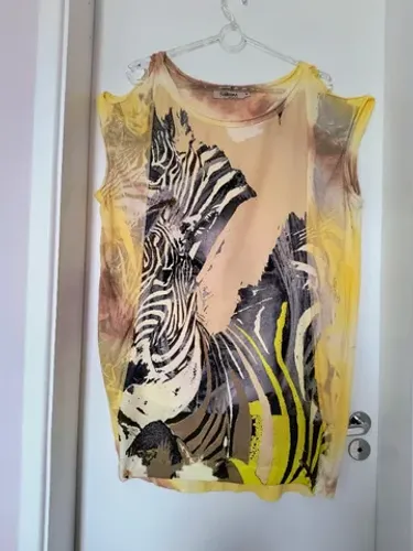 Camiseta de Malha Pintada